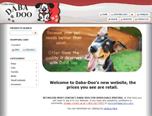 Tablet Screenshot of daba-doo.com